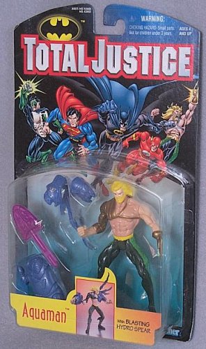 Childrens Toyshop  Toys : BATMAN TOTAL JUSTICE AQUAMAN FIGURE