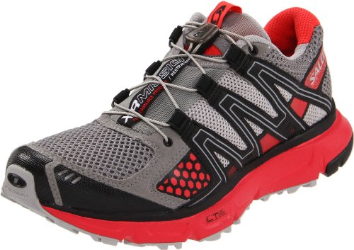 Salomon Women's XR Mission Running Shoe,Pewter/Papaya/Black,10 M US