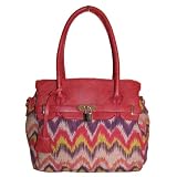 Melie Bianco Layla Lock Satchel Handbag