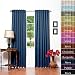 Solid Thermal Insulated Blackout Curtain 84"L- 1 Set-NAVY