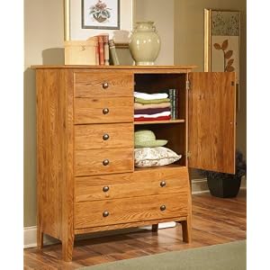 Country Charm Armoire  Oak