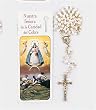 Bookmark Rosary - Nuestra Senora de la Caridad del Cobre - Bookmark and Full 14" Rosary - Exclusively from the Studios of Cromo NB (Milano, Italy)