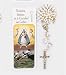 Bookmark Rosary - Nuestra Senora de la Caridad del Cobre - Bookmark and Full 14" Rosary - Exclusively from the Studios of Cromo NB (Milano, Italy)