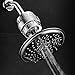 HOTEL SPA - Shower Head High Pressure with Shower Filter - 6 Inch Rain Shower Head - Multi-Blend, Showerhead Filter for Hard Water, 6 Setting, Ultra-Luxury, Showerspa (Chrome)