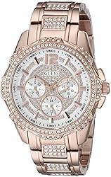 GUESS Women's U0286L2 Rose Gold-Tone Multi-Function Watch