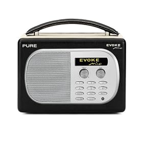 PURE EVOKE Mio Midnight Rechargeable DAB/FM Radio