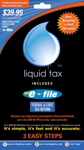 Liquid Tax 2010 Federal, State and E-file (All in One)