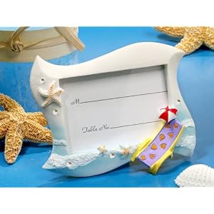Click to buy Maine Wedding Venues: Beach Chair Design Resin Photo Frame from Amazon!