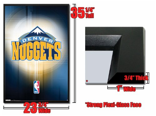 Framed Denver Nuggets Logo Poster 5497