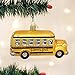 Old World Christmas Ornaments: School Bus Glass Blown Ornaments for Christmas Tree (46007) 2 x 4.25