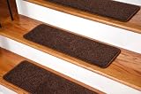 Dean Serged DIY 27 x 9 Imperial Carpet Stair Treads - Color: Walnut (13)
