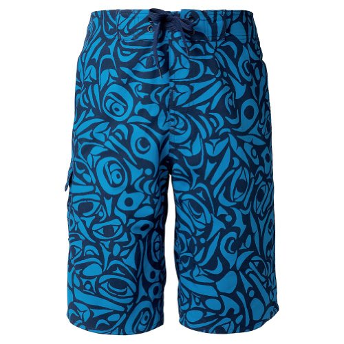 Eddie Bauer Paddle Swim Shorts, Blue S Regular