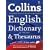 Collins Dictionary and Thesaurus: Two Books in One (Dictionary/Thesaurus)