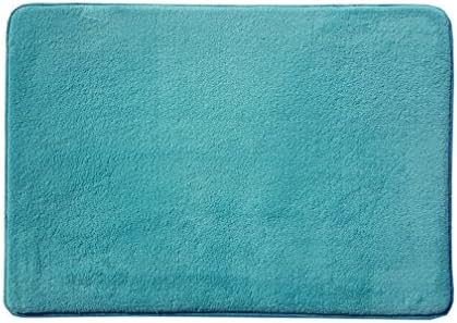 Soft Memory Foam Bathroom Mat - Non Slip Bath Mat - 17" x 24" (17"x24", Teal)