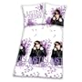 Herding 460935050521 - Lenzuola Justin Bieber, federa 80 x 80 cm, copripiumino 135 x 200 cm con chiusura a bottoni, in flanella