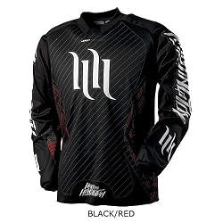 One Industries H&H Men's Carbon Dirt Bike Motorcycle Jersey - Black/Red