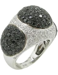 14k White Gold  5.45ctw Diamond Cocktail Ring 17059 Size 8