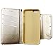 iPhone 6s Case,iPhone 6s Leather case, iPhone 6s 6 Wallet Leather case,iPhone 6s Case Leather, Gotida iPhone 6s 6 (4.7) Case Wallet [Wallet Case] [With Strap] Wallet Case with Handbag for iPhone 6s 6 (4.7)-Golden