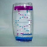 Colorful Oil Timer Hourglass purple and blue