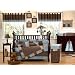 JoJo Designs Infant Boy Nursery Baby 9 Piece Crib Bedding Set - Soho Blue and Brown