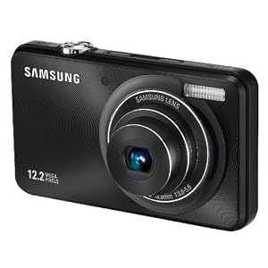 Samsung ST45 Digitalkamera (12 Megapixel, 3-fach Zoom, 6,9 cm (2,7 Zoll) Display, Bildstabilisierung) black