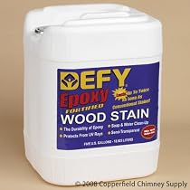 Copperfield 24710 Defy Epoxy Wood Stain, Cedar Tone, 5 Gallons