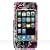 Premium Designer Hard Crystal Snap-on Case for Apple iPhone 3G, 3GS 3G-S - Cool Pink Butterfly Print