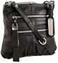 B. MAKOWSKY Lites Bergen Crossbody,Black,one size