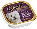 Cesar Canine Cuisine Senior with Chicken & Rice in Meaty Juices for Small Dogs, 3.5-Ounce Trays (Pack of 24)