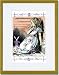 Search : Gold Framed/Matted Print 17x23, Alice in Wonderland: Alice Watches the White Rabbit
