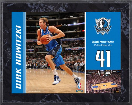 Mounted Memories Dallas Mavericks Dirk Nowitzki 8X10 Color Plaque