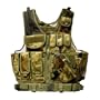 Tactical Swat Style Vest with Pistol Holster