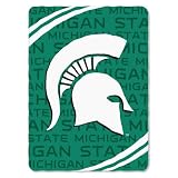 NCAA Michigan State Spartans 64-Inch-by-86-Inch Fleece Blanket
