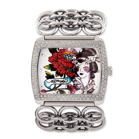 Ladies Ed Hardy Lilly Geisha 46x42mm Watch