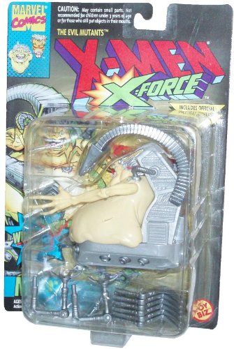  Marvel Comics Year 1994 The Evil Mutants X-Men X-Force 4-1/2 Inch Tall Action Figure - Mojo with Tail Whipping Action Plus Official Marvel Universe Trading Card