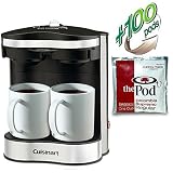 Cuisinart ® Commercial 2-cup Coffeemaker - Stainless Steel (includes 100 Colombia Supremo Regular Pods)