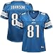 Detroit Lions Jerseys : Reebok NFL Equipment Detroit Lions #81 Calvin Johnson Ladies Light Blue Replica Football Jersey