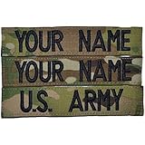 Custom Multicam / Scorpion / OCP Name Tape with Velcro US Army USAF 3pc set
