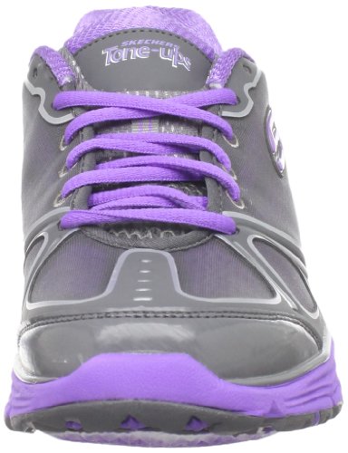 Skechers Women's Tone-Ups Fitness Ready Set - Excite Charcoal/Purple Training Shoes 11760 5 UK