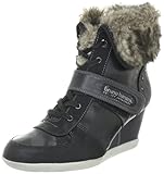 Bruno Banani AMEN 2AHA001, Damen Fashion Halbstiefel & Stiefeletten, Schwarz (Black/Grey/Fur 12225A 601), EU 37