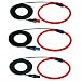 AEMC 193-36 3-Piece Color-Coded 6500A AmpFlex Sensor Set for AEMC Power Quality Instruments, 36" Length