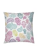 Hipster Funda De Cojín Jamsa (Blanco/Multicolor)