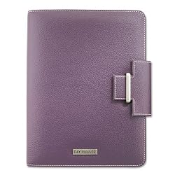 Day Runner Express Terramo Refillable Planner,  5 1/2x8 1/2, Purple, Undated (401-0214)