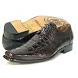 Mezlan 'Peyton' Squared Toe Oxfords Mens 9 - Brown Crocodile