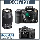 Sony Alpha A200W 10.2MP Digital SLR Camera Kit with Super SteadyShot Image Stabilization with 18-70mm f/3.5-5.6 and 75-300mm f/4.5-5.6 Lenses
