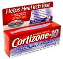 Cortizone 10 Hydrocortisone Anti-Itch Creme Intense Healing 55 gm (3-Pack) with Free Nail File