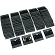 Earring Display Hang Cards Black Flocked 2 X 2 Inch (100)