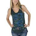 Mossimo Supply Co. Racerback Keyhole Tank - Green