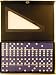 Double Six Jumbo Dominoes-(8.5" x 5") Set of 28-Black Case/Blue Tiles