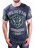 AFFLICTION Bayonet Distressed Reversible Mens T-Shirt